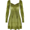 Palace style velvet square neck dress - Haljine - $22.39  ~ 142,23kn