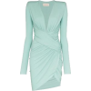 Pale Blue Asymmetrical Dress - Vestidos - 