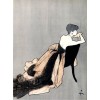 Paquin gown illustrated Rene Gruau 1948 - Ilustracje - 