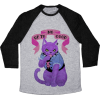 Pastel Goth Kitty  - 长袖T恤 - 