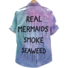 Pastel Denim Short Sleeve Mermaid Jacket - Jaquetas e casacos - 