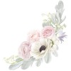 Pastel Flower Corner - Hintergründe - 