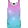 Pastel Goth Galaxy Tank Top - Koszulki bez rękawów - 
