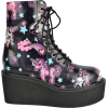 Pastel Goth Platform Unicorn Boots - Platformke - 