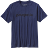 Patagonia Men's Text Logo T-Shirt Classic Navy - T-shirts - $22.50 