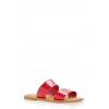Patent Leather Double Band Slide Sandals - サンダル - $12.99  ~ ¥1,462
