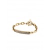 Pave Gold-Tone Id Bracelet - Bracelets - $125.00  ~ £95.00
