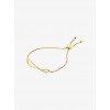 Pave Gold-Tone Wave Slider Bracelet - Bracelets - $95.00 