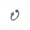 Pave Gunmetal-Tone Arrow Ring - Obroči - $65.00  ~ 55.83€
