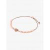 Pave Rose Gold-Tone Heart Slider Bracelet - Armbänder - $85.00  ~ 73.01€