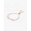 Pave Rose Gold-Tone Wave Slider Bracelet - Zapestnice - $95.00  ~ 81.59€