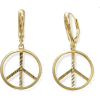 Peace Sign Earrings - Aretes - 