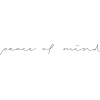 Peace of mind - Textos - 