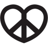 Peace sign - イラスト用文字 - 
