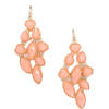 Peach earrings - Uhani - 