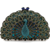 Peacock clutch - Torby z klamrą - 