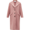 Peak-lapel single-breasted wool coat £4 - アウター - 