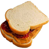 Peanut Butter and Jelly Sandwich  - cibo - 