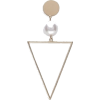 Pearl & Triangle Earring - Earrings - 