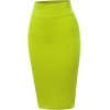 Pencil Skirt Lime Knee Length - Obleke - $18.00  ~ 15.46€
