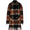 Pendleton double-breasted fringed checke - 外套 - 