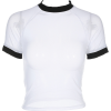Perspective sexy mesh elastic top - 半袖シャツ・ブラウス - $15.99  ~ ¥1,800
