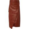 Petar Petrov Rhea Asymmetric Leather Mid - Skirts - 
