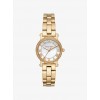 Petite Norie PavÃ© Gold-Tone Watch - Zegarki - $295.00  ~ 253.37€