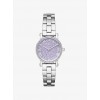 Petite Norie Pave Silver-Tone Watch - Ure - $325.00  ~ 279.14€