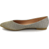 Pewter ballerina shoes flat pewter - Sapatilhas - 
