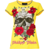 Philipp Plein embellished floral skull T - T-shirts - 725.00€  ~ £641.54
