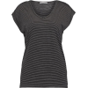 Pieces striped T shirt - Camisola - curta - 