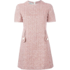 Pierre Cardin herringbone print dress - sukienki - 