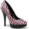 Pin Up Couture's Baby Pink Cheetah Print Pumps - 5 - Shoes - $42.50 