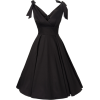 Pin up Black dress - Kleider - 