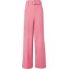Pink Belted Pants - Capri hlače - 