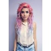 Pink Blue Pastel Goth Messy Waves - Other - 