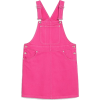 Pink Denim Dress - sukienki - 