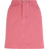 Pink Denim Skirt - Faldas - 