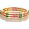 Pink Diamond Bangles - Bracelets - 