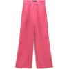 Pink Dress Pants - Spodnie Capri - 