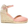 Pink Espadrilles - 厚底鞋 - 