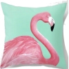 Pink Flamingo Throw Pillow - Items - 