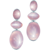 Pink. Lilac - Earrings - 