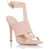 Pink Open Heel Shoes - Klassische Schuhe - 