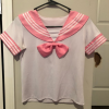 Pink Sailor Shirt - 半袖衫/女式衬衫 - 