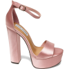 Pink Satin Steve Madden Sandals - Sandale - 
