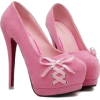 Pink Side Lace Heel - Scarpe classiche - 