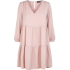 Pink Smock Dress - sukienki - 