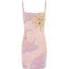 Pink Sun Moon and Clouds Dress - 连衣裙 - 